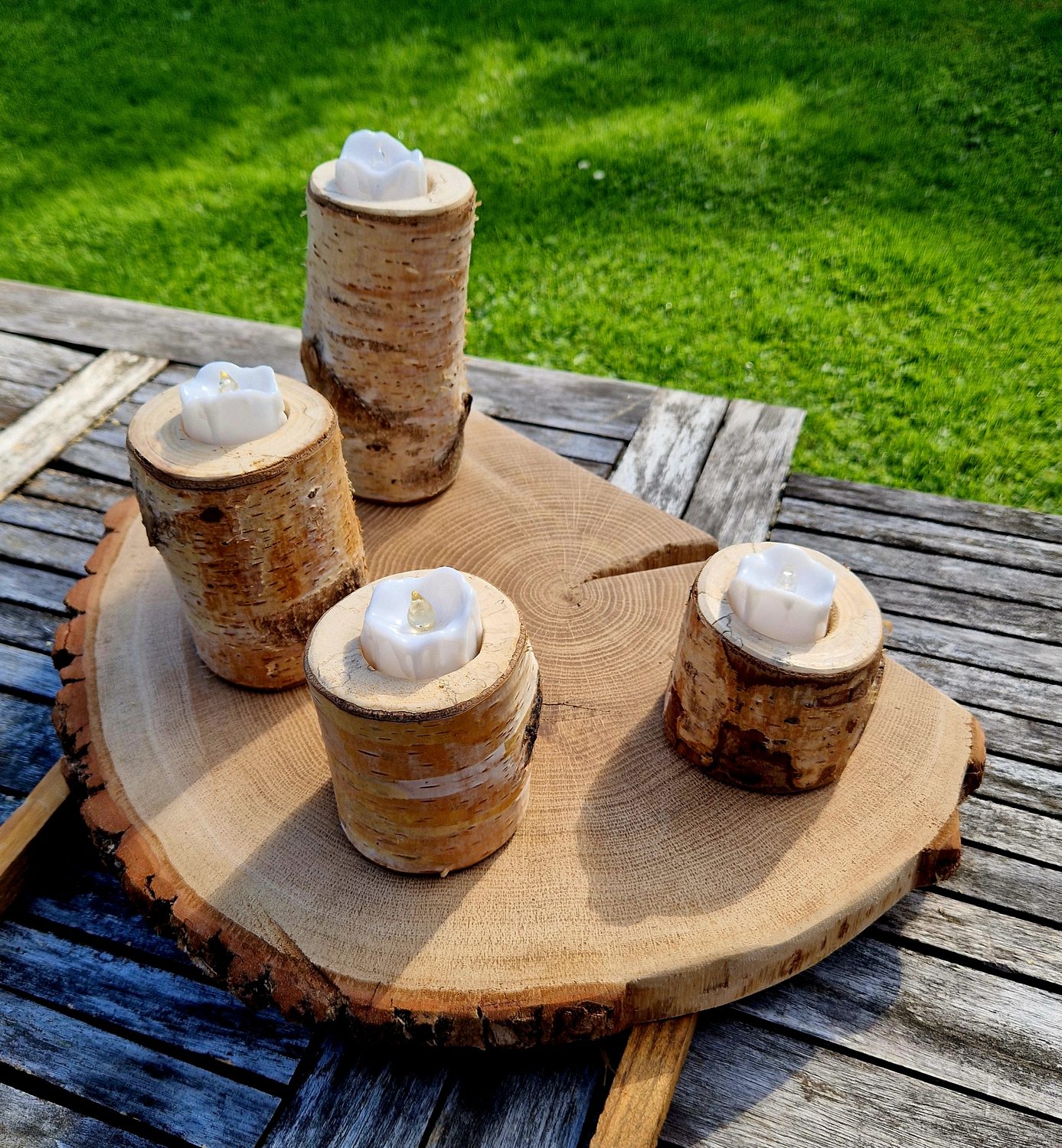 Adventskranz "Eiche und Birke"