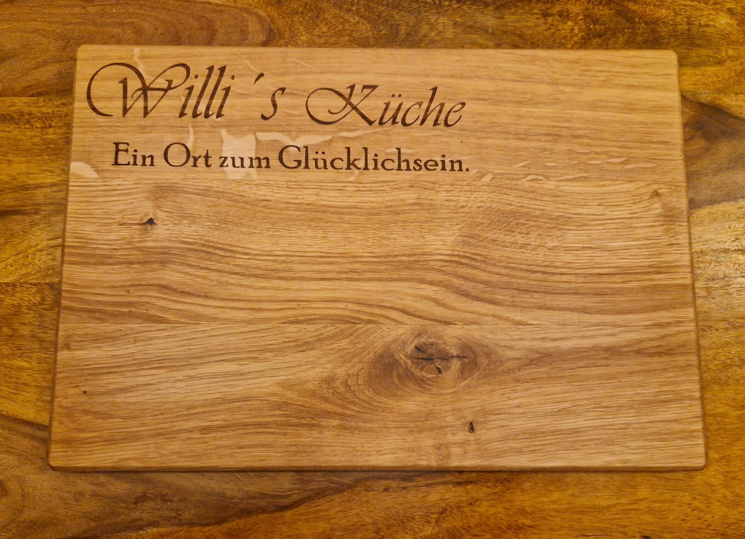 Schneidebrett "Willi´s Küche"